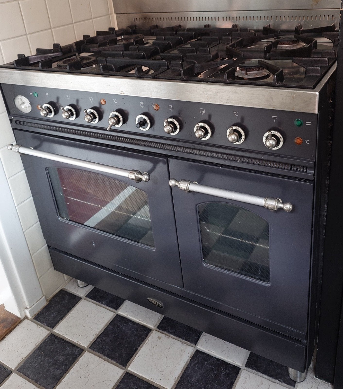 Boretti 5-pits gasfornuis met dubbele oven, Ophalen, Gebruikt, 60 cm of meer, Gas