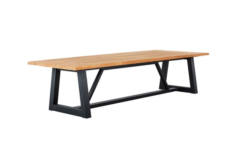 Nieuw - Suns Ovada Teak hout tuin tafel 280 cm of 340 cm, Tuin en Terras, Tuintafels, Ophalen of Verzenden, Nieuw, Rechthoekig