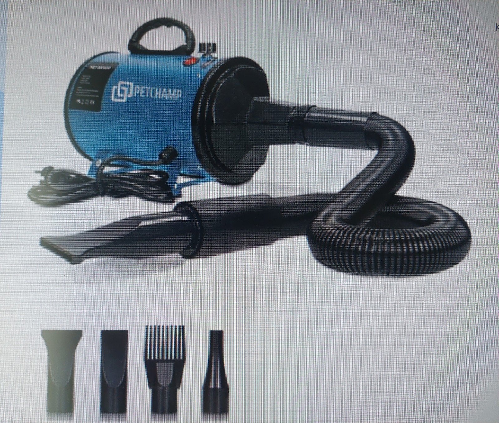 PetChamp Hondenfohn, Dieren en Toebehoren, Honden-accessoires, Overige merken, Ophalen, Nieuw, Waterblazer/föhn