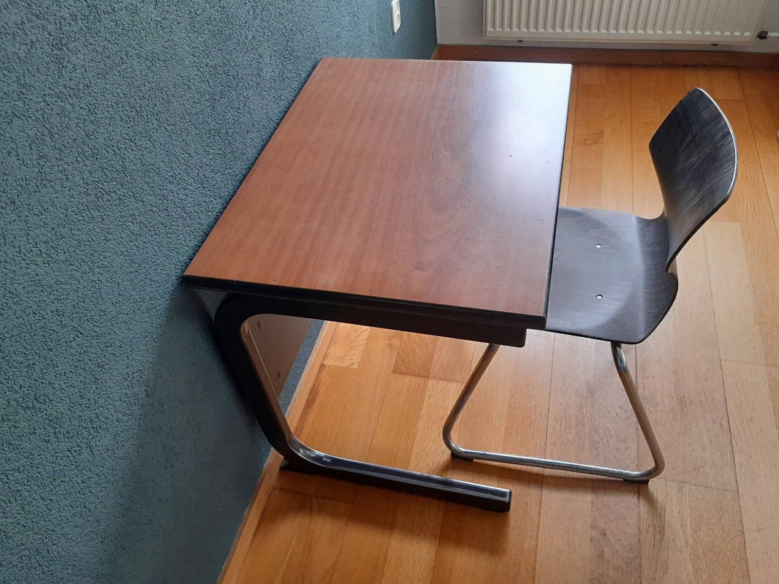Schooltafeltje, Kinderen en Baby's, Kinderkamer | Tafels en Stoelen, Ophalen, Gebruikt, Tafel(s) en Stoel(en)