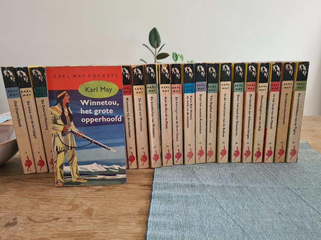 Boekenserie Karl May (1962) compleet, Ophalen, Gelezen, Karl May