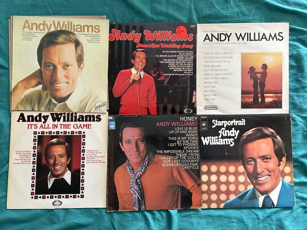 8 LP's Andy Williams (ook per stuk te koop), LP, Gebruikt, Pop, Ophalen of Verzenden