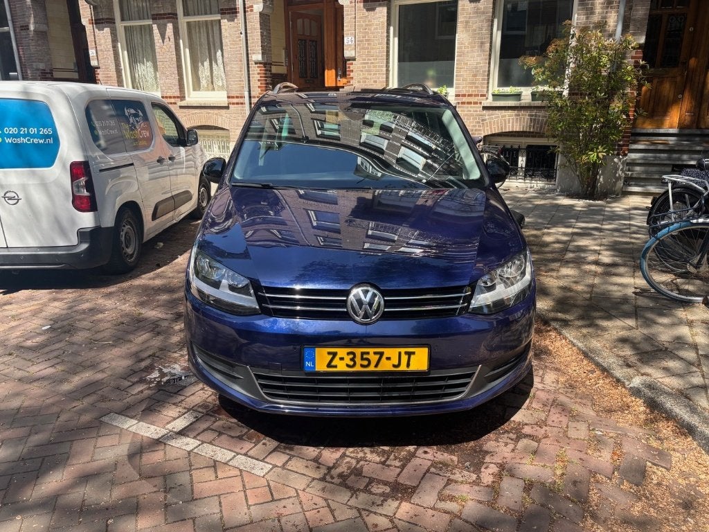 Volkswagen Sharan 1.4 TSI 150pk BMT 6-DSG 2021 Blauw, 1800 kg, 4 cilinders, Blauw, 7 stoelen