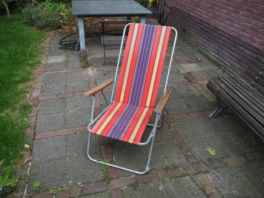 Vintage campingstoelen, opknappers, Ophalen, Gebruikt, Campingstoel