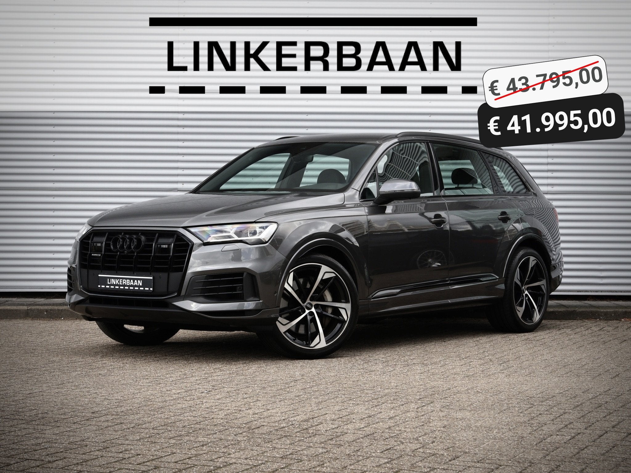 Audi Q7 55 TFSI e Quattro | SOH 86% | S line | ACC | Luchtve, Auto's, Automaat, Gebruikt, 2995 cc, 340 pk