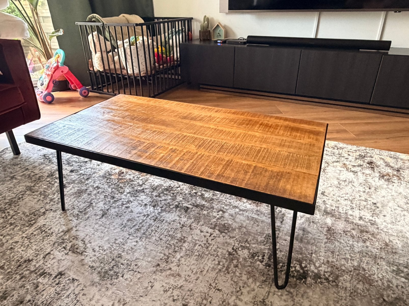 Salontafel Loods 5 mangohout
