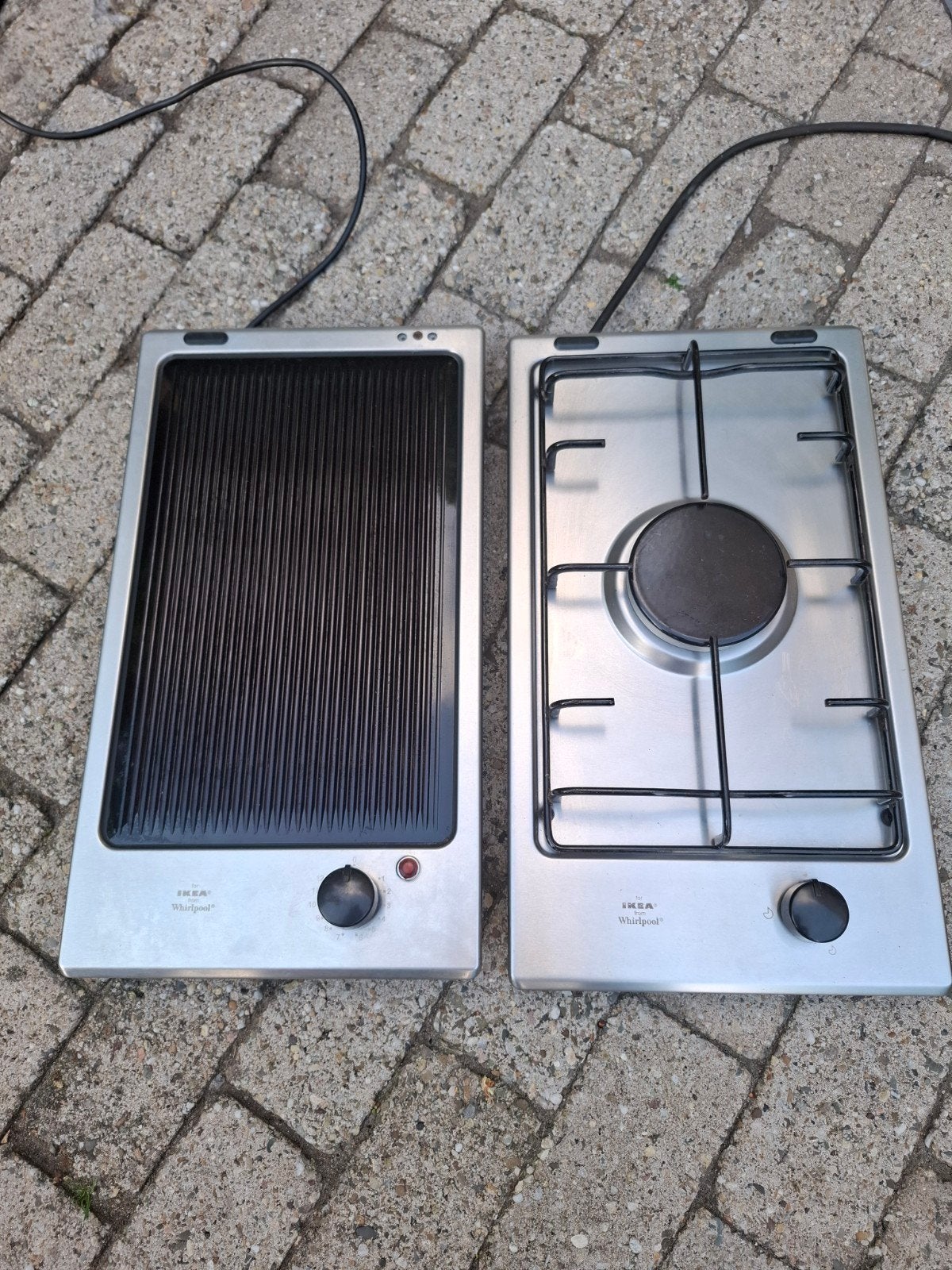 IKEA Whirlpool Kookplaat en Grillplaat (Gas/Elektrisch), Witgoed en Apparatuur, Kookplaten, Gebruikt, Inbouw, Gas, 4 kookzones