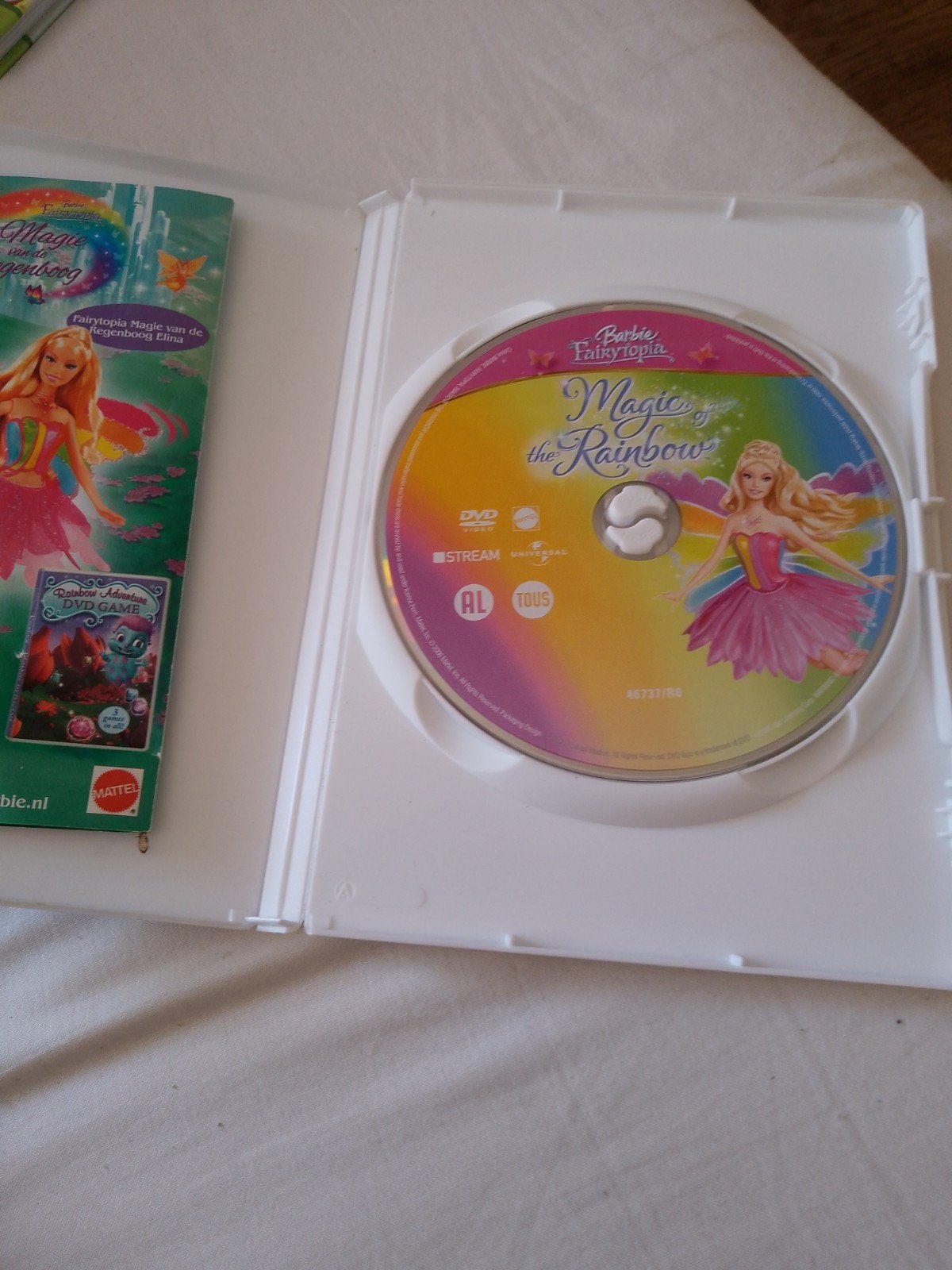 Barbie Fairytopia: Magie van de Regenboog DVD, Animatie, Alle leeftijden, Nederlands, Zo goed als nieuw
