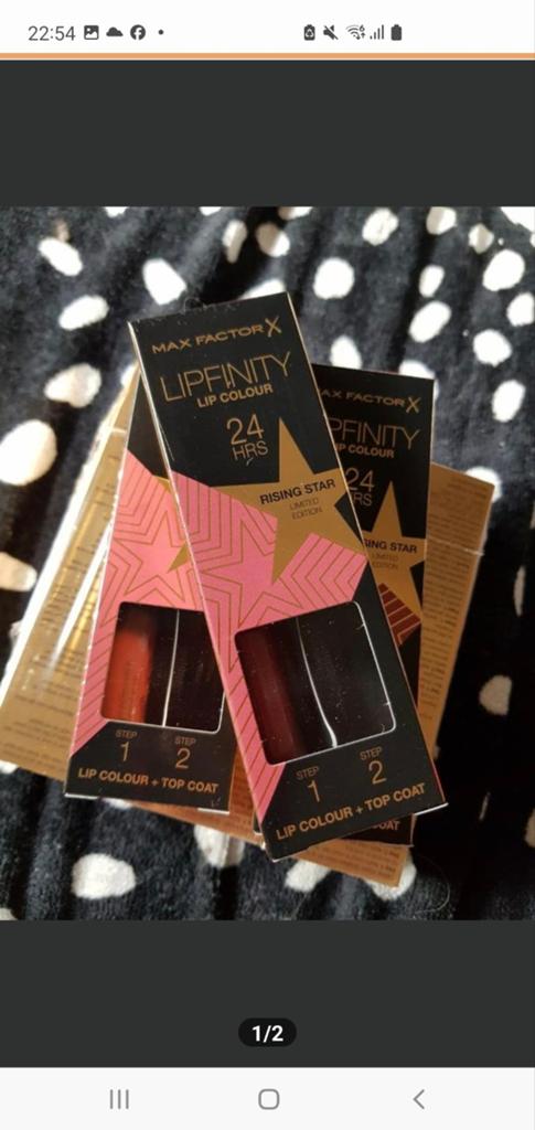 10 stuks Maxfactor lipfinity zonder topcoat nr 84, Verzenden, Nieuw, Overige kleuren, Lippen