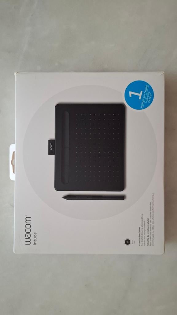 Wacom Intuos S Black tekentablet met pen, Computers en Software, Tekentablets, Ophalen of Verzenden, Zo goed als nieuw, Bedraad