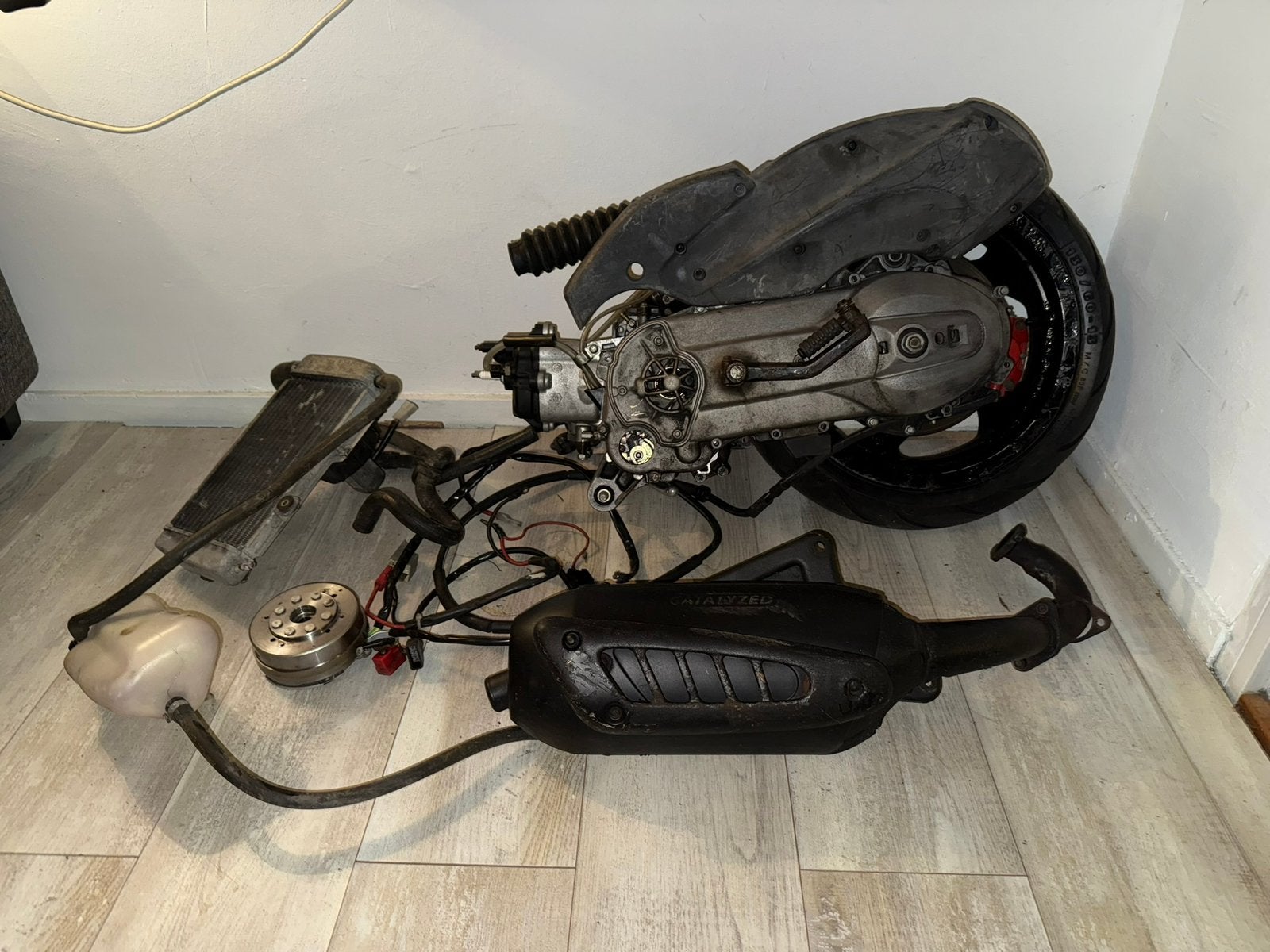 Gilera runner 180cc dd dubbelgelagerd motorblok mo7, Ophalen of Verzenden, Zo goed als nieuw, Blok