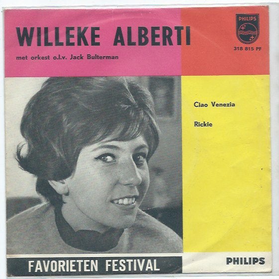 Willeke Alberti- Ciao Venezia/ Rickie, Verzenden, 7 inch, Zo goed als nieuw, Fotohoes