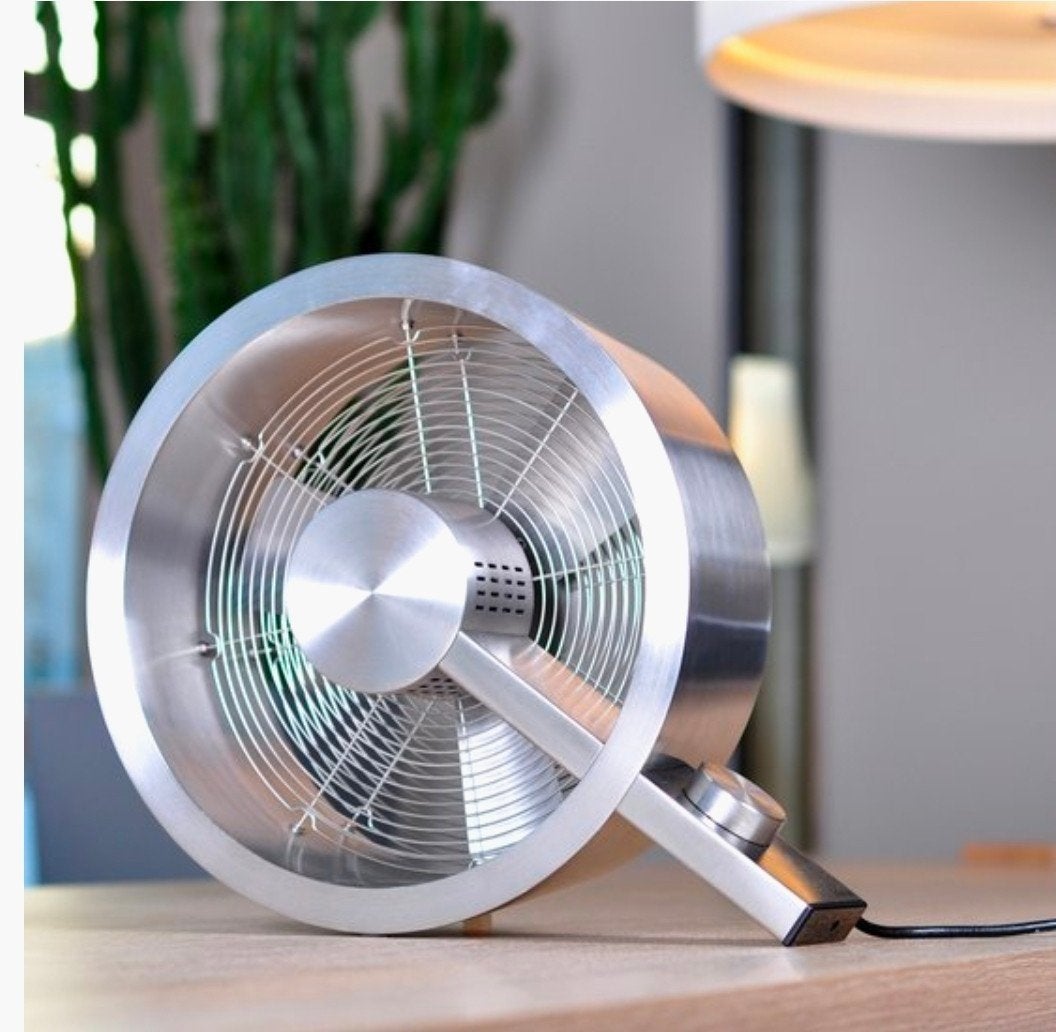 Vloerventilator - ruilen airco - design metalen aircooler, Ophalen of Verzenden, Zo goed als nieuw, Vloerventilator