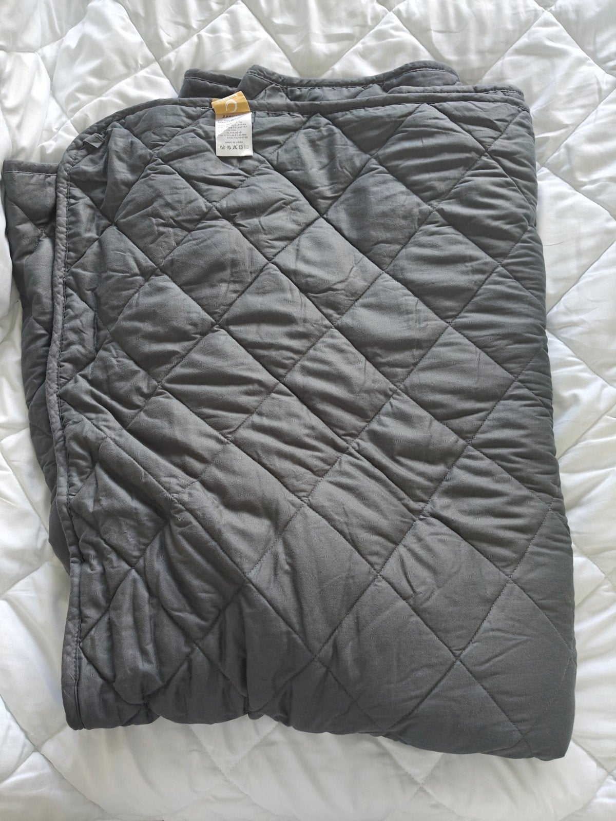 Verzwaringsdeken, 9,5 kilo 150x200, Ophalen, Eenpersoons, Grijs, Deken of Dekbed