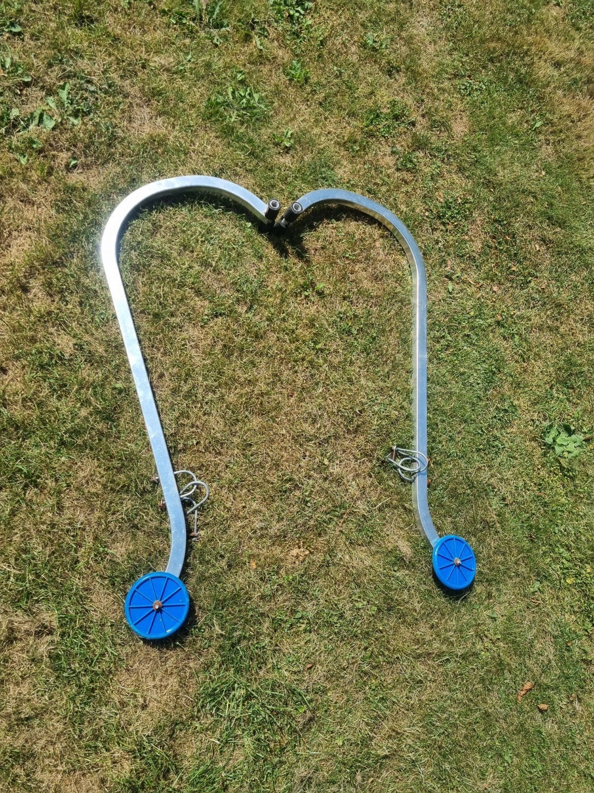Dakramen trap aluminium, compleet met wielen, Ophalen of Verzenden, Zo goed als nieuw
