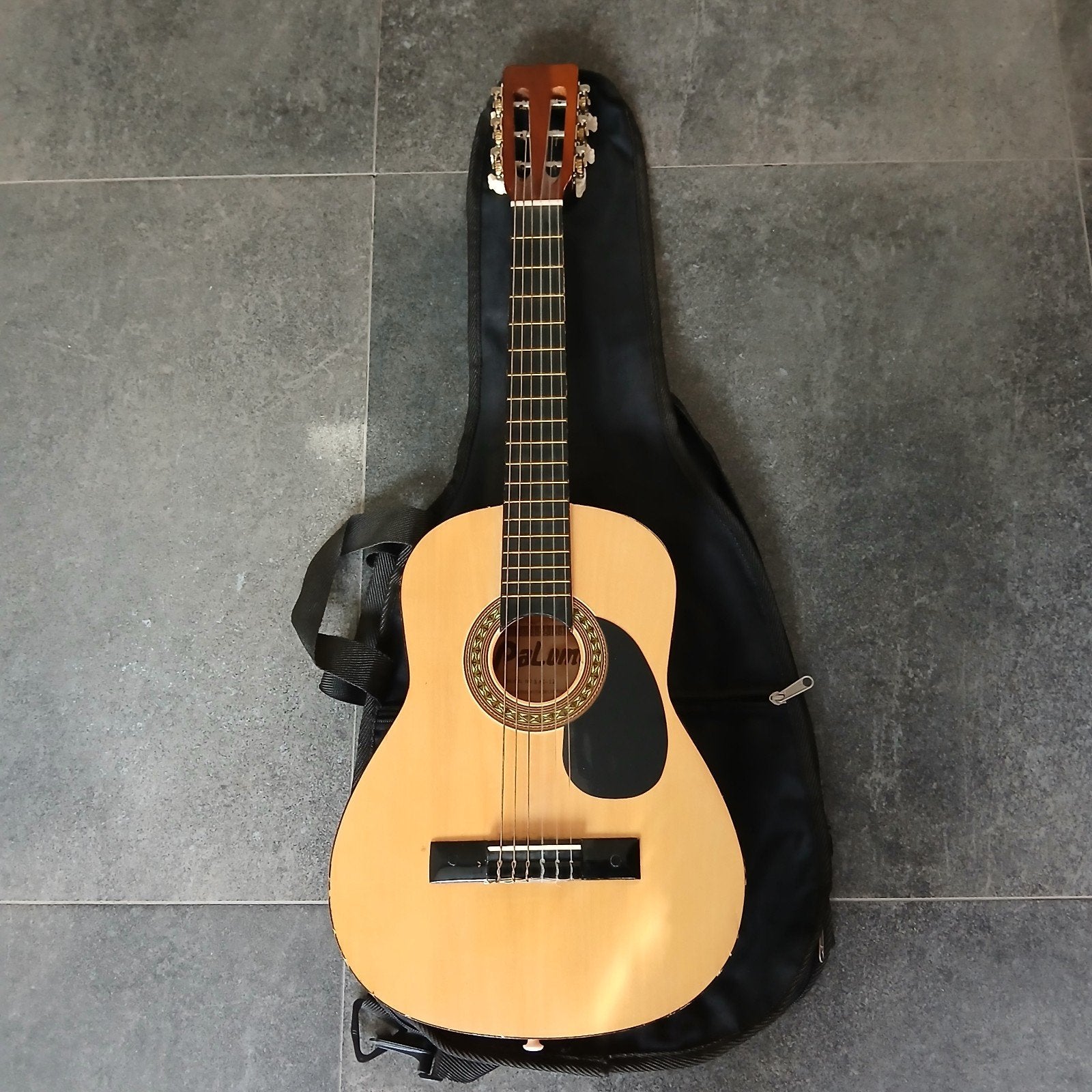 Paloma AC-12 Klassieke Gitaar met Hoes, Ophalen of Verzenden, Gebruikt, Klassieke of Spaanse gitaar, Met koffer