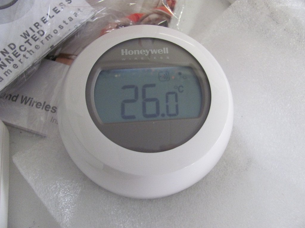 Honeywell round connected wireless on/off pakket, Doe-het-zelf en Verbouw, Thermostaten, Ophalen of Verzenden, Slimme thermostaat