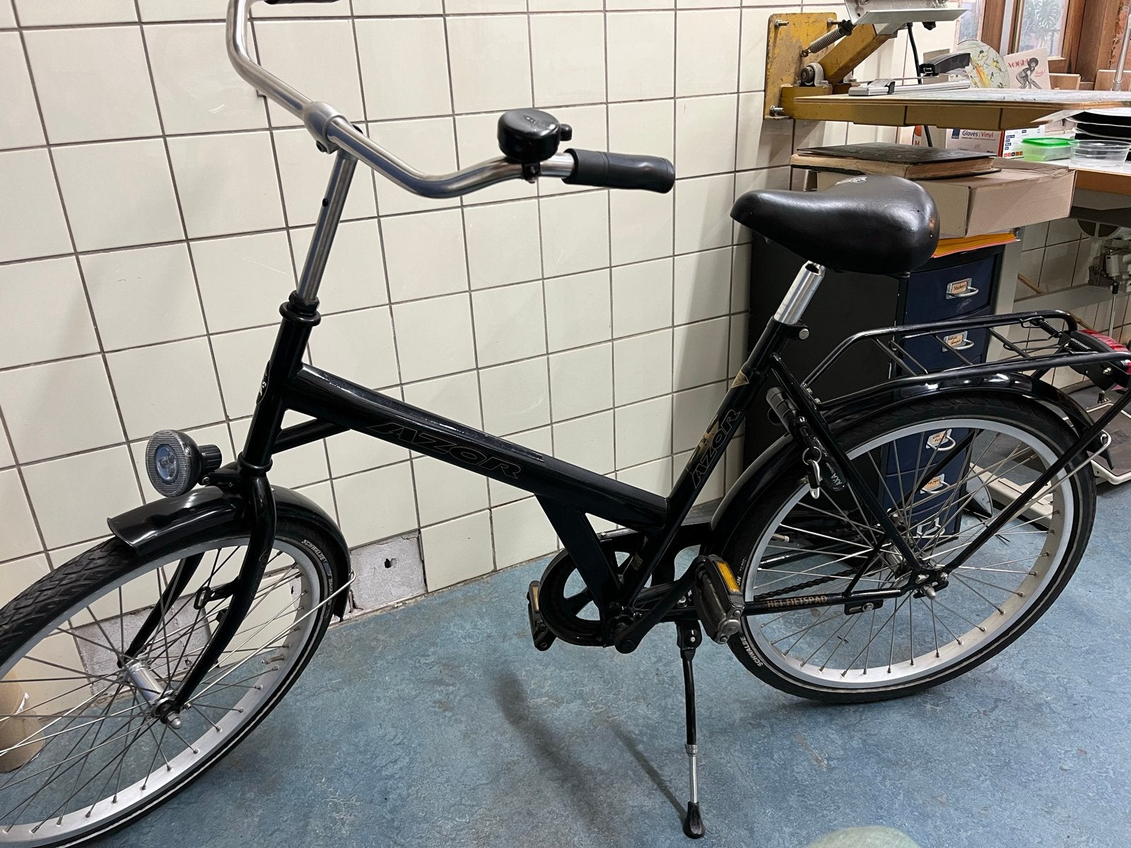 Azor Antivanda Stadsfiets - Onverwoestbaar en Comfortabel, Versnellingen, Trommelrem, Ophalen, Overige merken