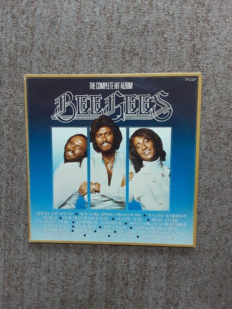 vinyl dubbel lp Bee Gees the complete hit-album, Cd's en Dvd's, Gebruikt, Pop, Complilatie, Ophalen of Verzenden