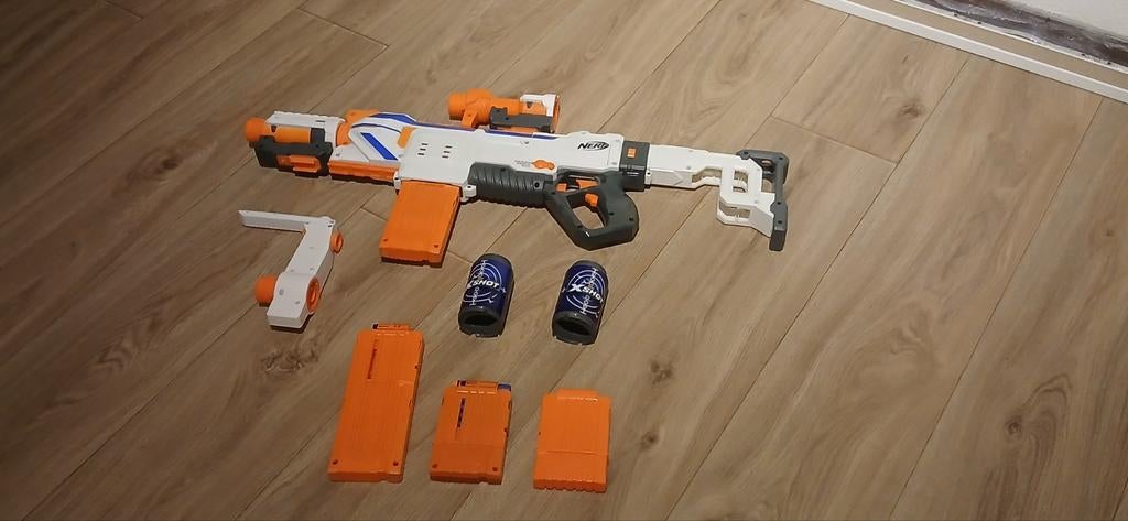 Automatische nerf pistol, Ophalen, Gebruikt