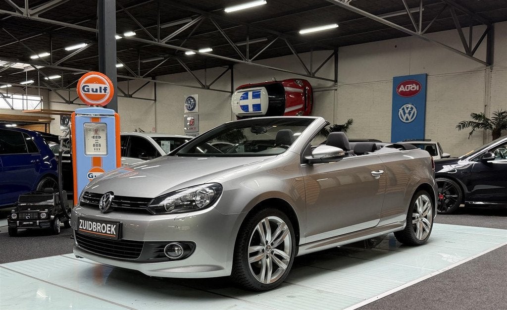 Volkswagen Golf 1.2 TSI Cabrio! R-Line! Vol optie's! Cruise!, Gebruikt, 4 cilinders, Origineel Nederlands, Bedrijf