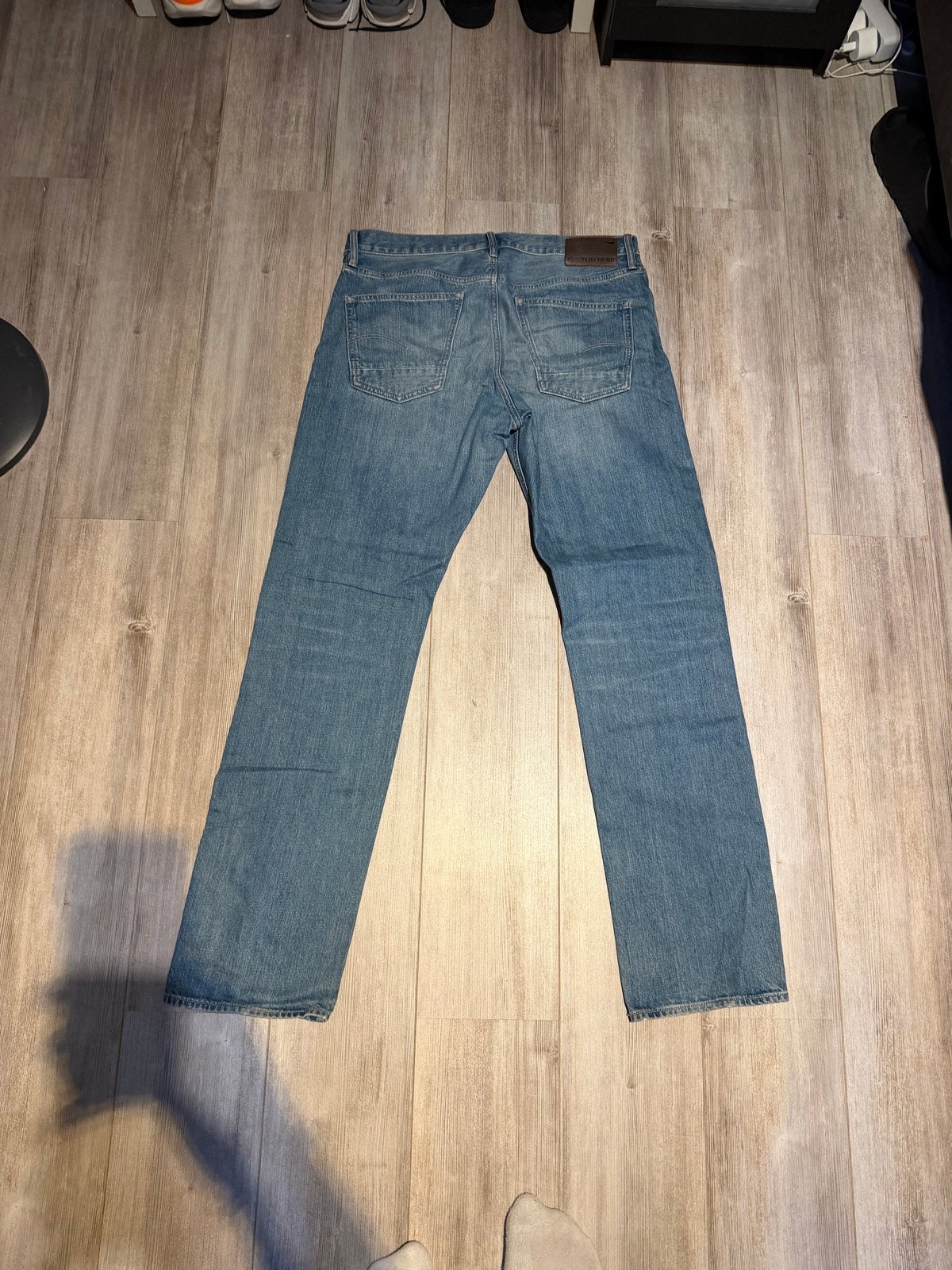 G-Star Raw Dakota Straight Jeans W34 L36, Ophalen of Verzenden, Gedragen, Blauw, W33 - W34 (confectie 48/50)