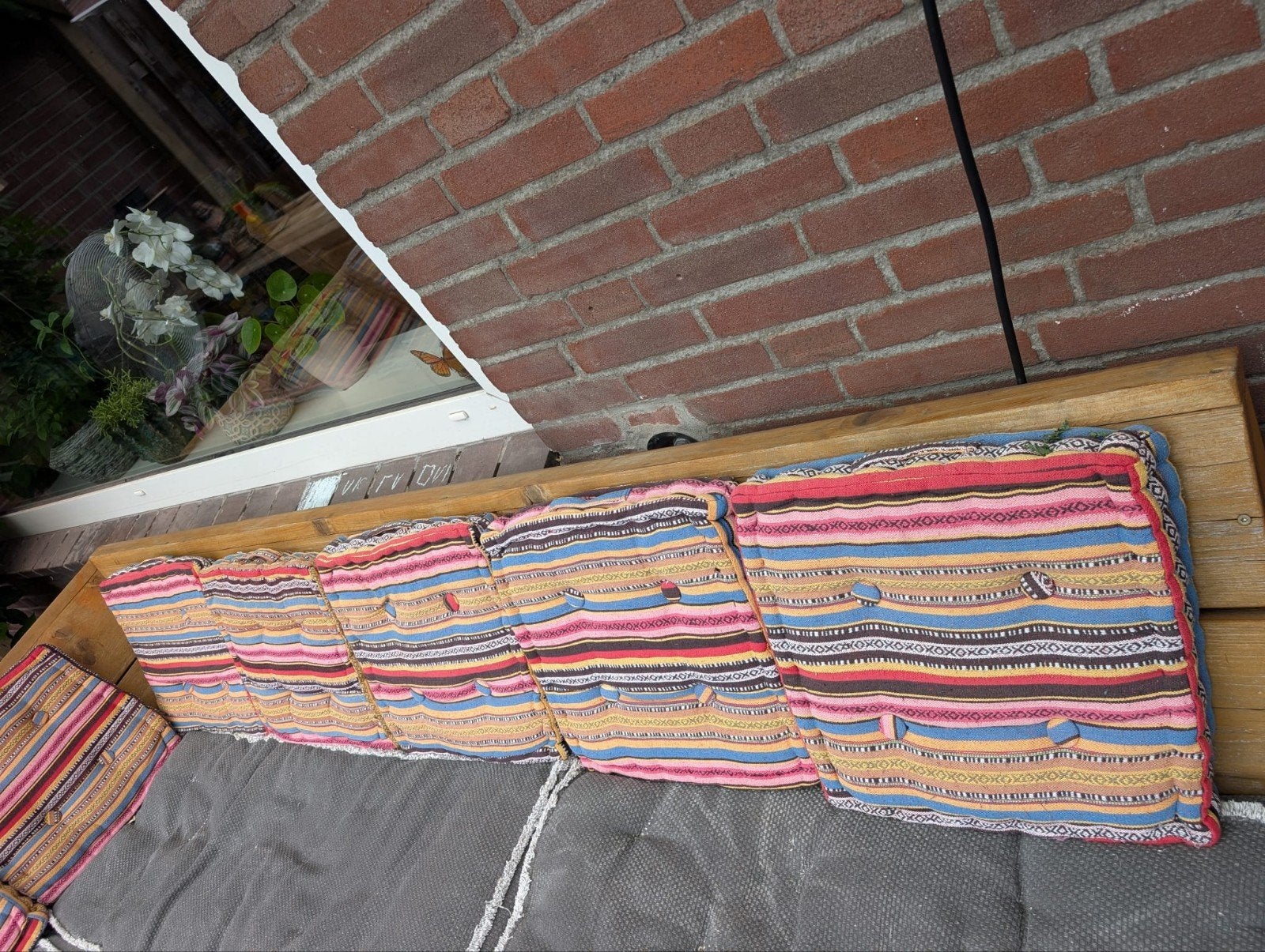 9 Mexicaanse tuinkussens, Tuin en Terras, Ophalen, Zo goed als nieuw