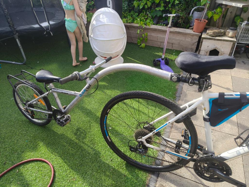 Aanhangfiets met 6 versnellingen - Gebruikt, goede staat, Fietsen en Brommers, Ophalen of Verzenden, Gebruikt