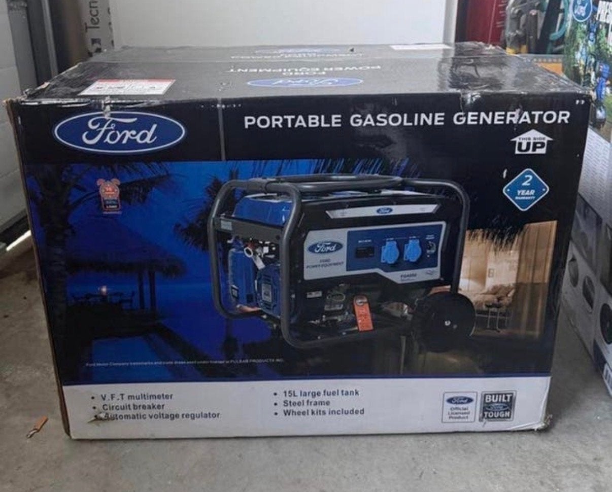 Nieuwe Ford draagbare benzine generator FG4050 V2, Doe-het-zelf en Verbouw, Aggregaten, Ophalen, Nieuw, Minder dan 5 kVA, Benzine