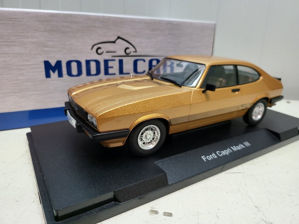 Ford Capri S MK III Goud metallic 1978, Hobby en Vrije tijd, Overige merken, Overige merken, Auto, Nieuw