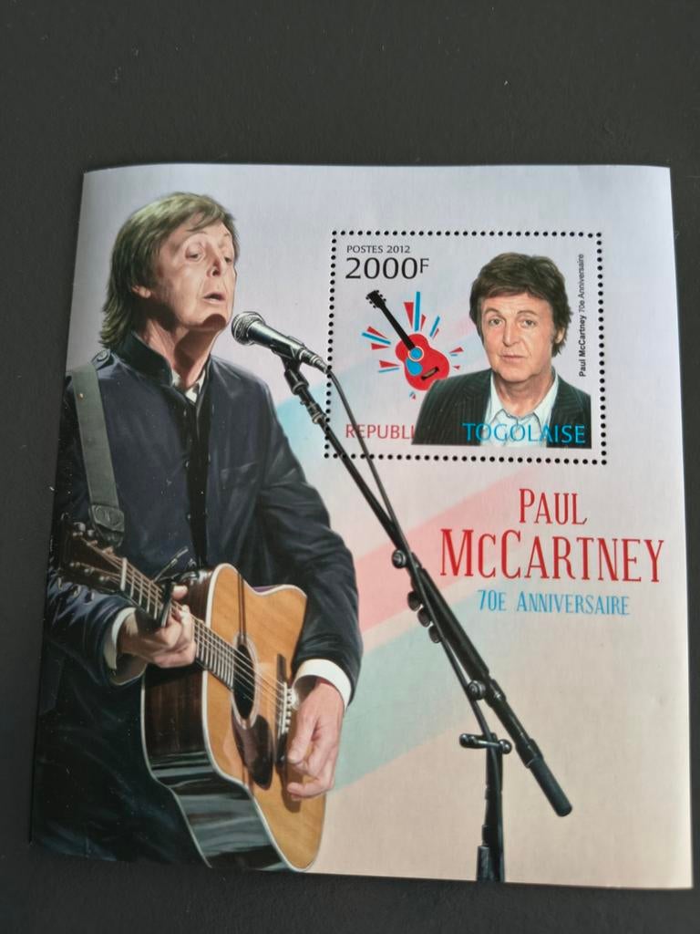 Postzegel The Beatles, Cd's en Dvd's, Ophalen of Verzenden, Gebruikt, 12 inch