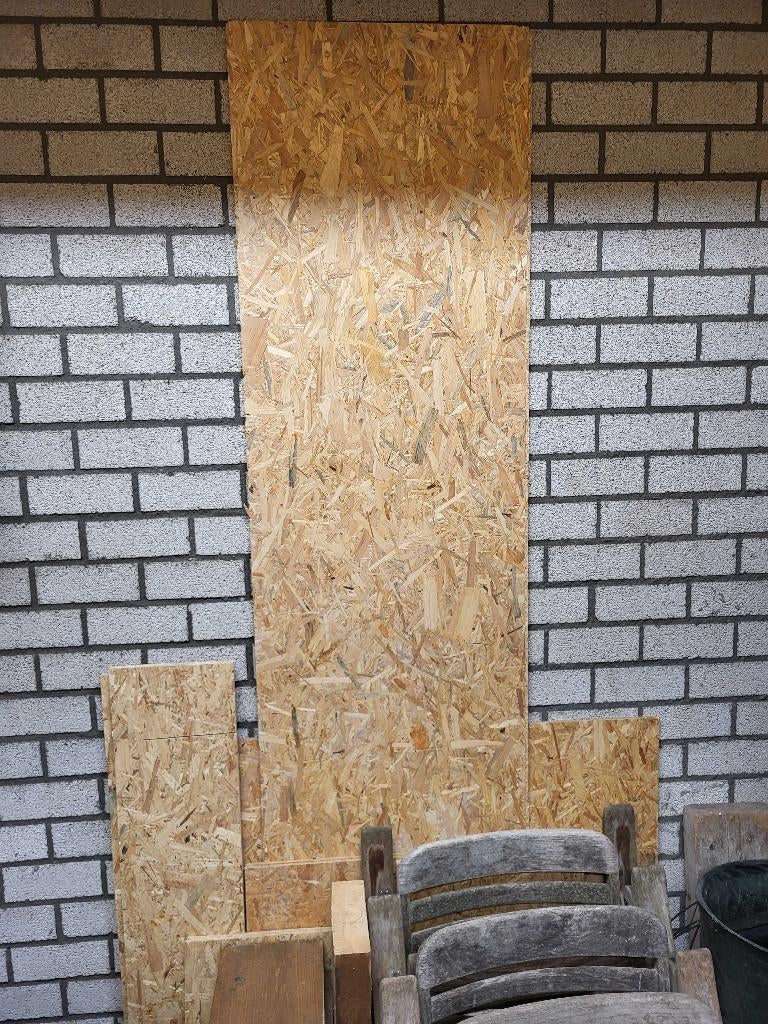 OSB diverse restplaten, Doe-het-zelf en Verbouw, Platen en Panelen, Ophalen, Nieuw, Hout, Minder dan 20 mm