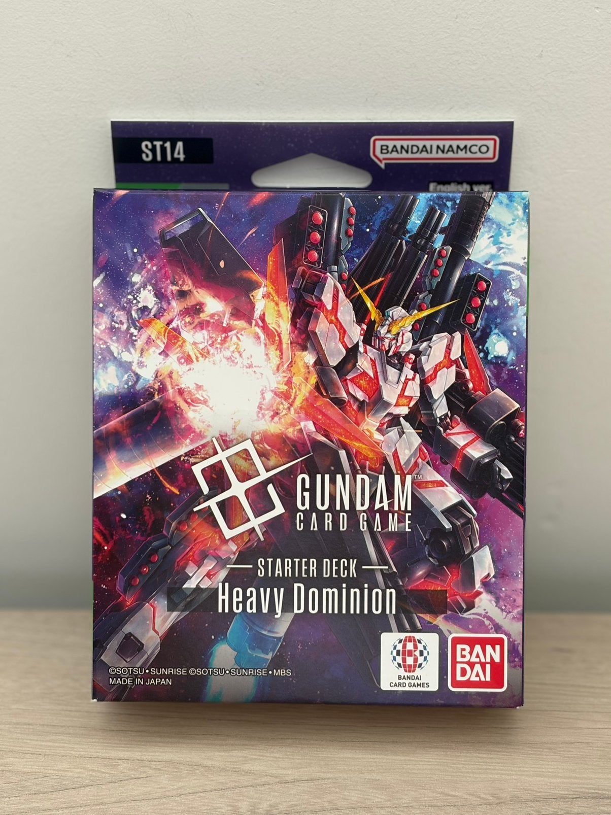 Gundam Card Game ST14 Heavy Dominion Starter Deck, Ophalen of Verzenden, Zo goed als nieuw