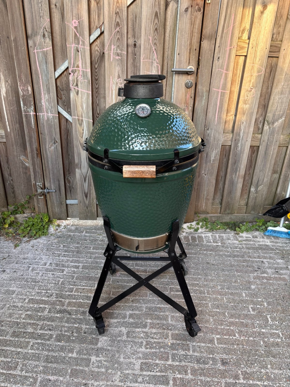 Big Green Egg medium, Ophalen, Gebruikt