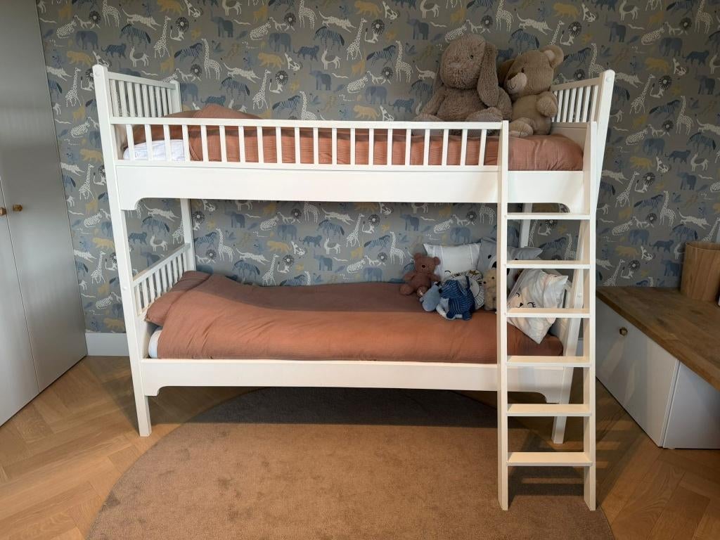 Oliver Furniture Seaside Stapelbed - Top conditie! NP: 2k, Ophalen of Verzenden, Zo goed als nieuw, Stapelbed