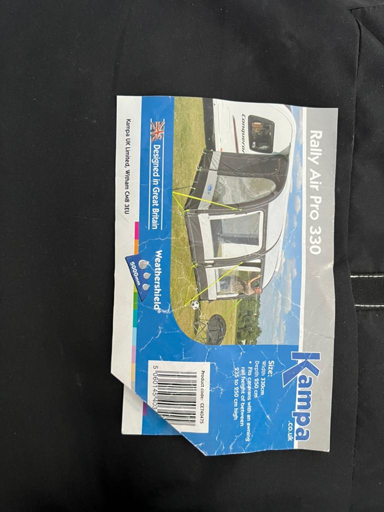 Kampa opblaasvoortent, Ophalen of Verzenden