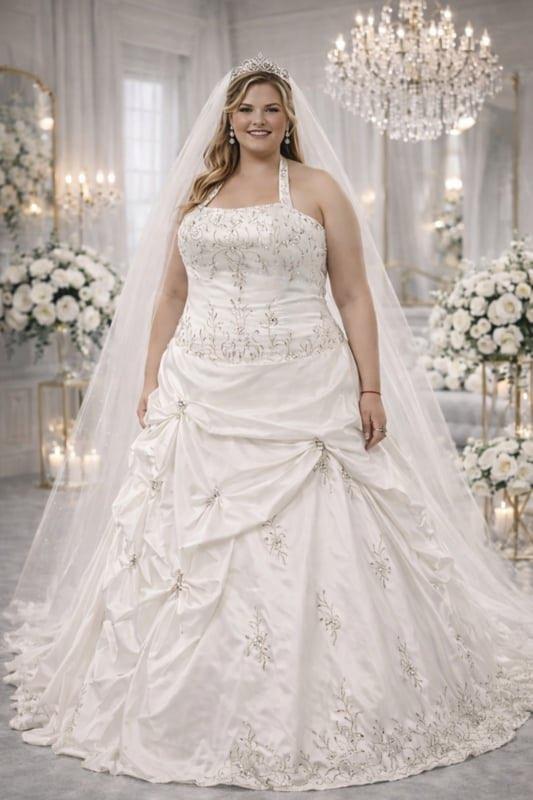 Grote maten Sissi trouwjurk maat 44-46-48, Ophalen, Nieuw, Overige kleuren, Trouwjurk