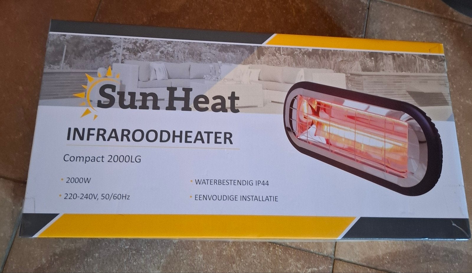 Infarood heather met beugel. Nieuw !, Tuin en Terras, Ophalen of Verzenden