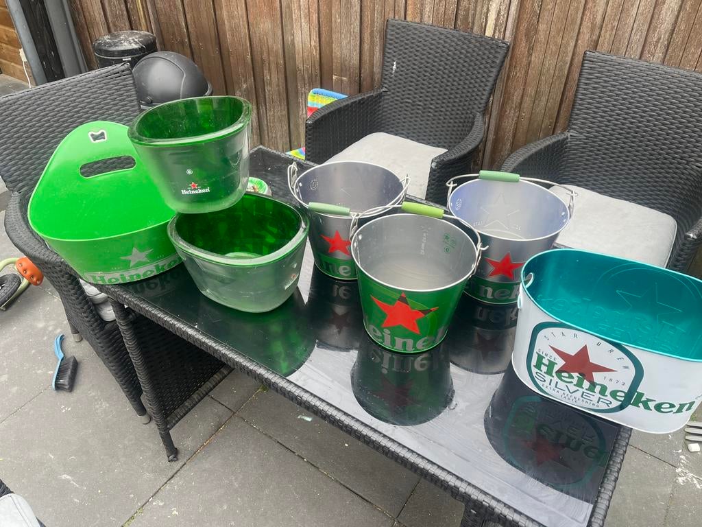 Heineken ijsemmers, Ophalen of Verzenden, Zo goed als nieuw, Heineken
