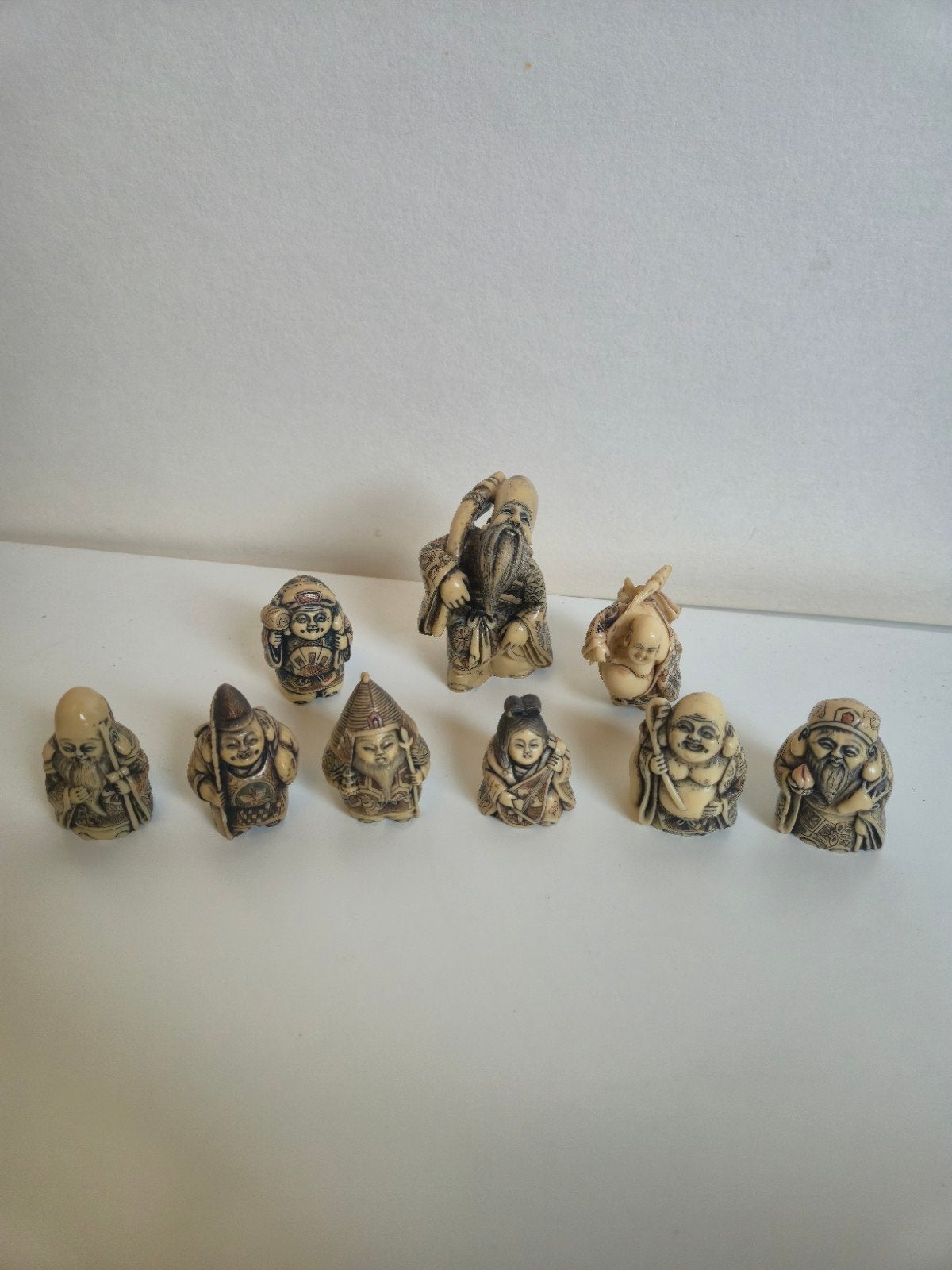 Netsuke/Okimono beeldjes Japanse mythologie, Ophalen of Verzenden