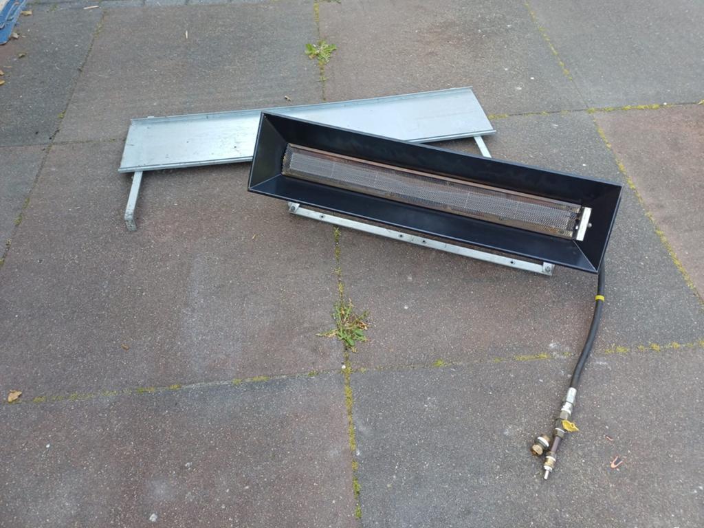 Terrasverwarmer op gas, Ophalen, Gebruikt, Gas, Wand