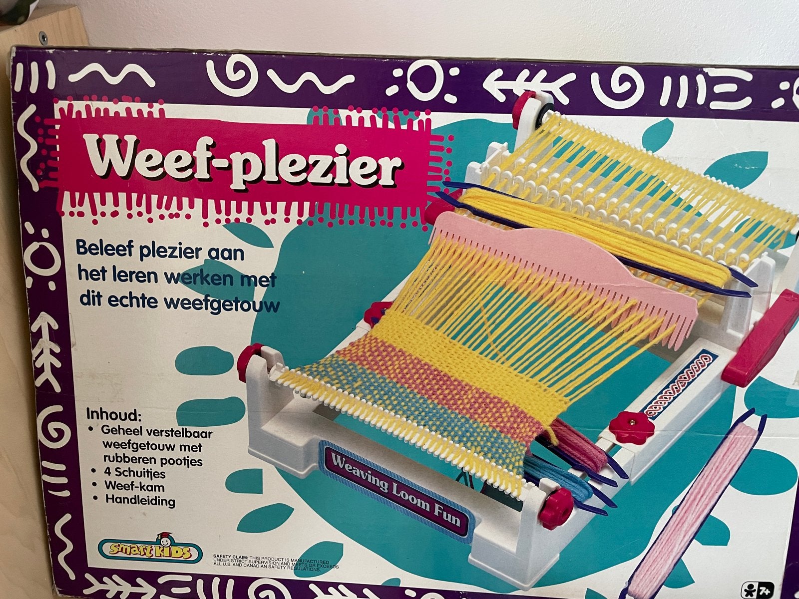Weefgetouw Weef-plezier Smart Kids - Creatief Speelgoed, Ophalen of Verzenden, Zo goed als nieuw, Knutselen