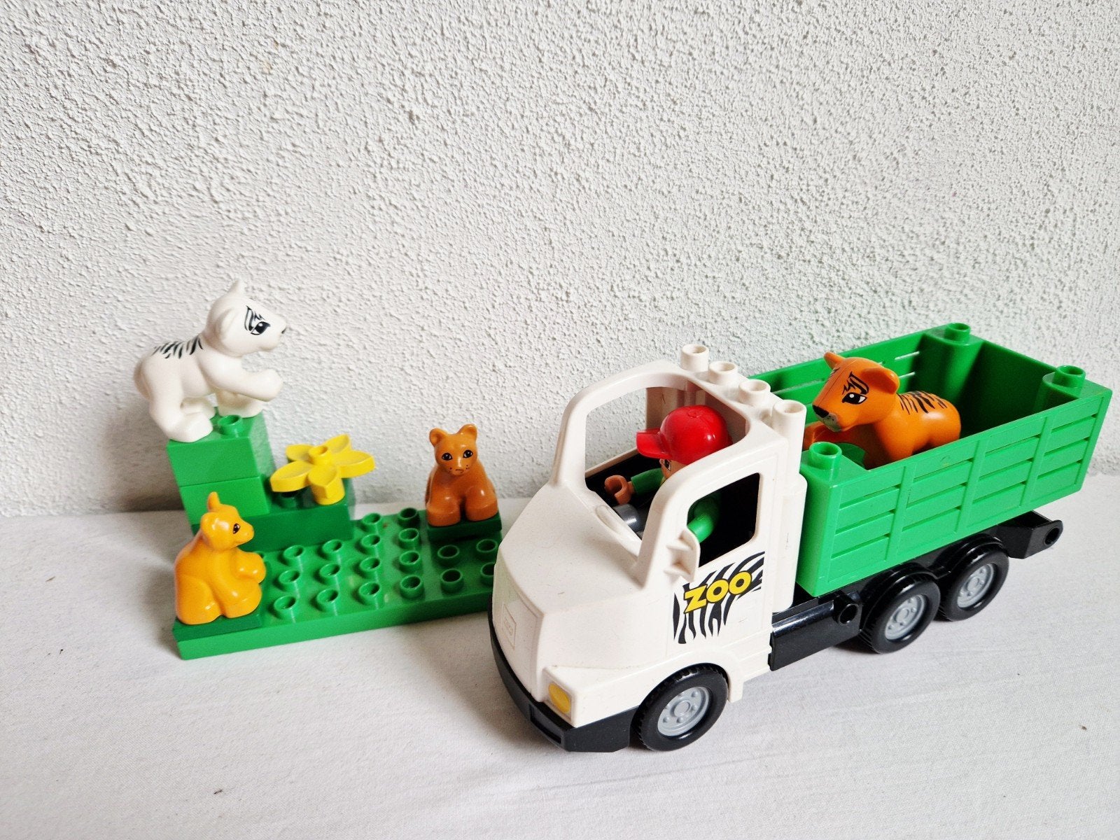 Duplo zoo truck zootruck dierentuin vrachtwagen, Ophalen of Verzenden, Gebruikt, Duplo