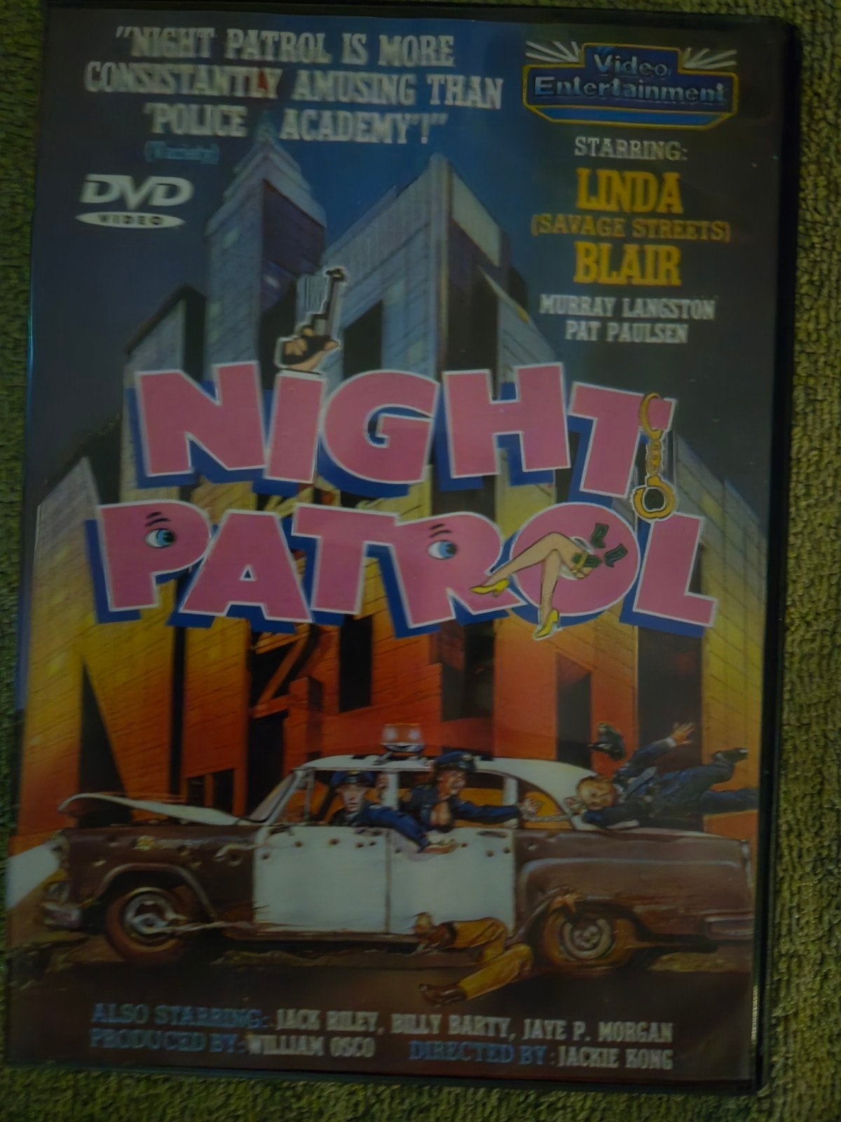 Night Patrol DVD - Actiekomedie met Linda Blair, Vanaf 6 jaar, Ophalen of Verzenden, Zo goed als nieuw, Actiekomedie