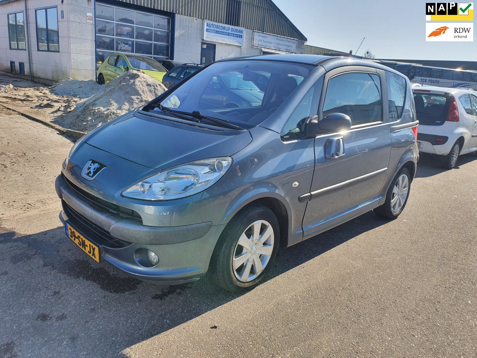 Peugeot 1007 1.4 Gentry 3-deurs Airco Bj.:2006, Auto's, Peugeot, Bedrijf, Te koop, ABS, Airbags, Airconditioning, Boordcomputer