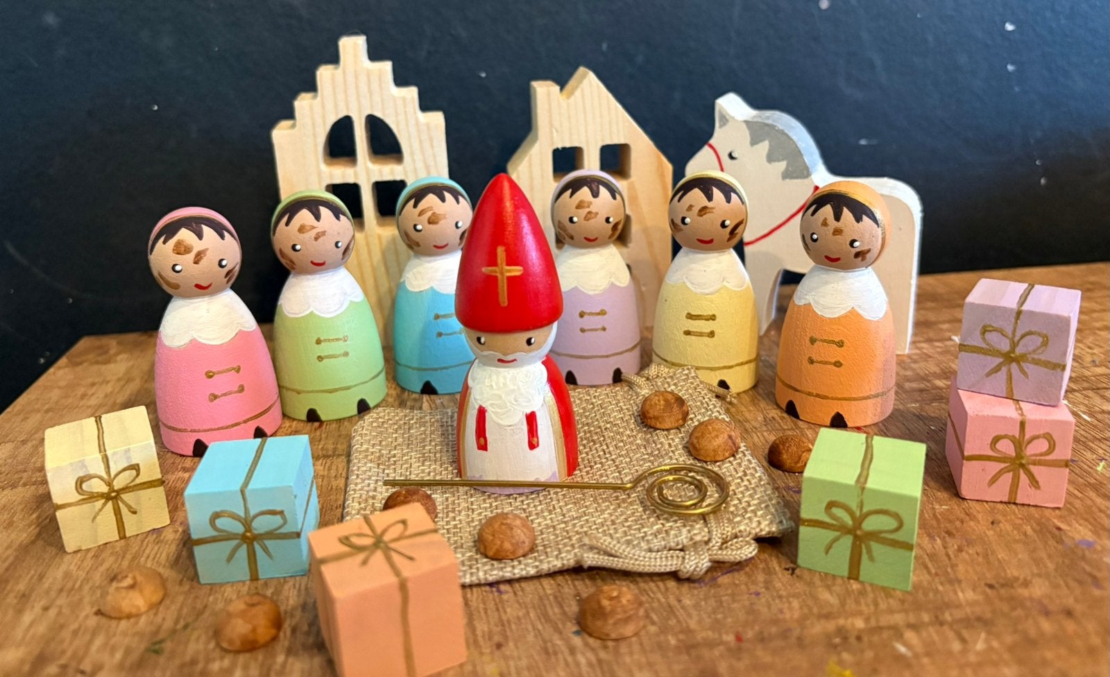Sinterklaas peg dolls, Ophalen of Verzenden, Nieuw