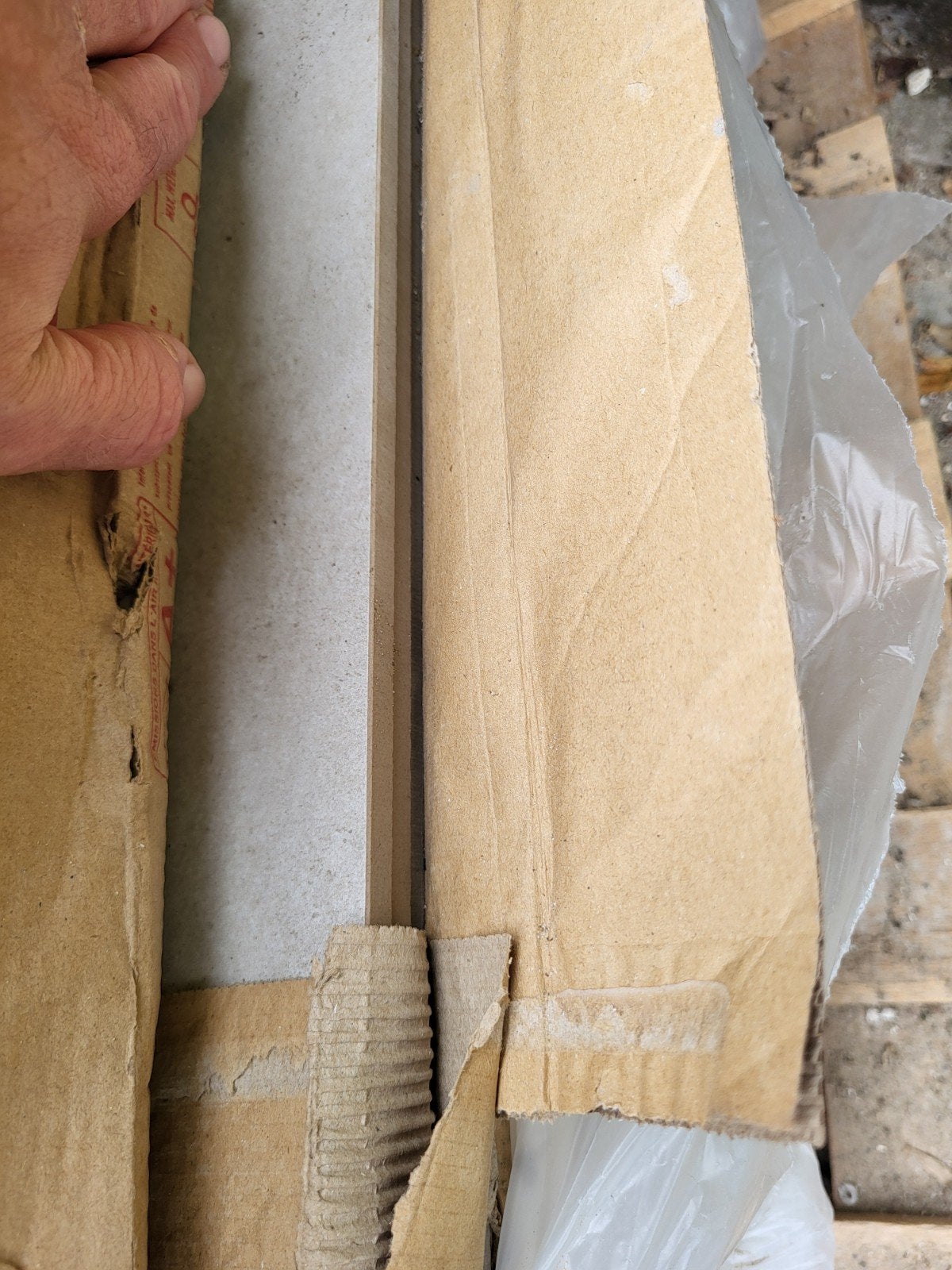 11m2 Gigacer Concrete Beige Beton tegels, Doe-het-zelf en Verbouw, Ophalen, 60 cm of meer, Nieuw, 10 m² of meer