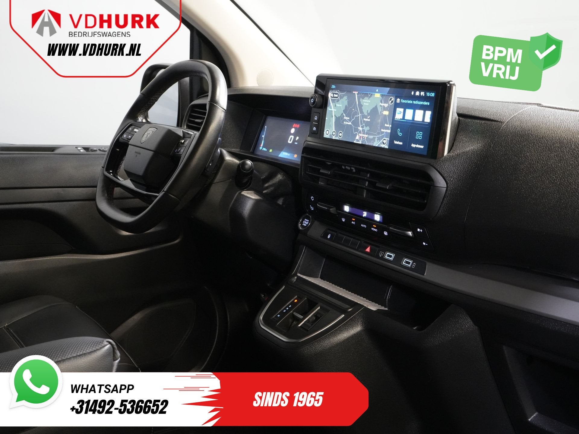 Peugeot Expert 2.0 HDi 180 pk Aut. DC Dubbel cabine LED/ Imp, Auto's, Gebruikt, Euro 6, 4 cilinders, 2500 kg