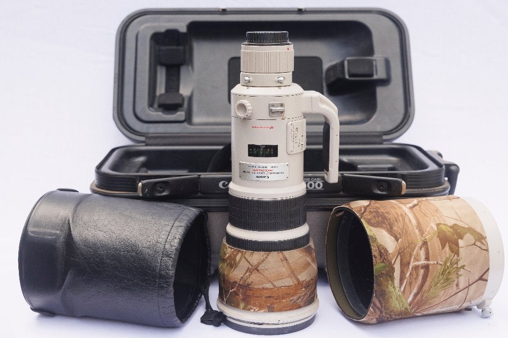 Canon EF 500mm f/4 eventueel met extenders 1.4x en 2.0x, Ophalen, Gebruikt, Canon, Telelens