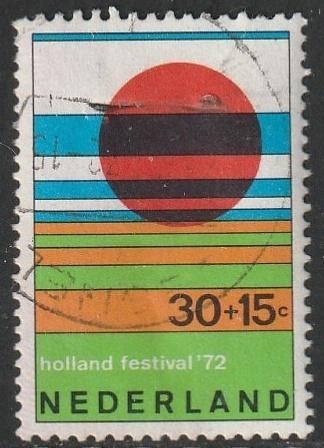 Nederland 1972 1005 Zomer 30c, Gest, Postzegels en Munten, Postzegels | Nederland, Ophalen of Verzenden, Na 1940, Gestempeld